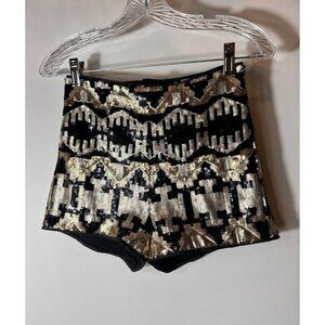 Divided Sequined‎ Women’s Shorts size 4